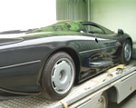 An exotic XJ220 supercar